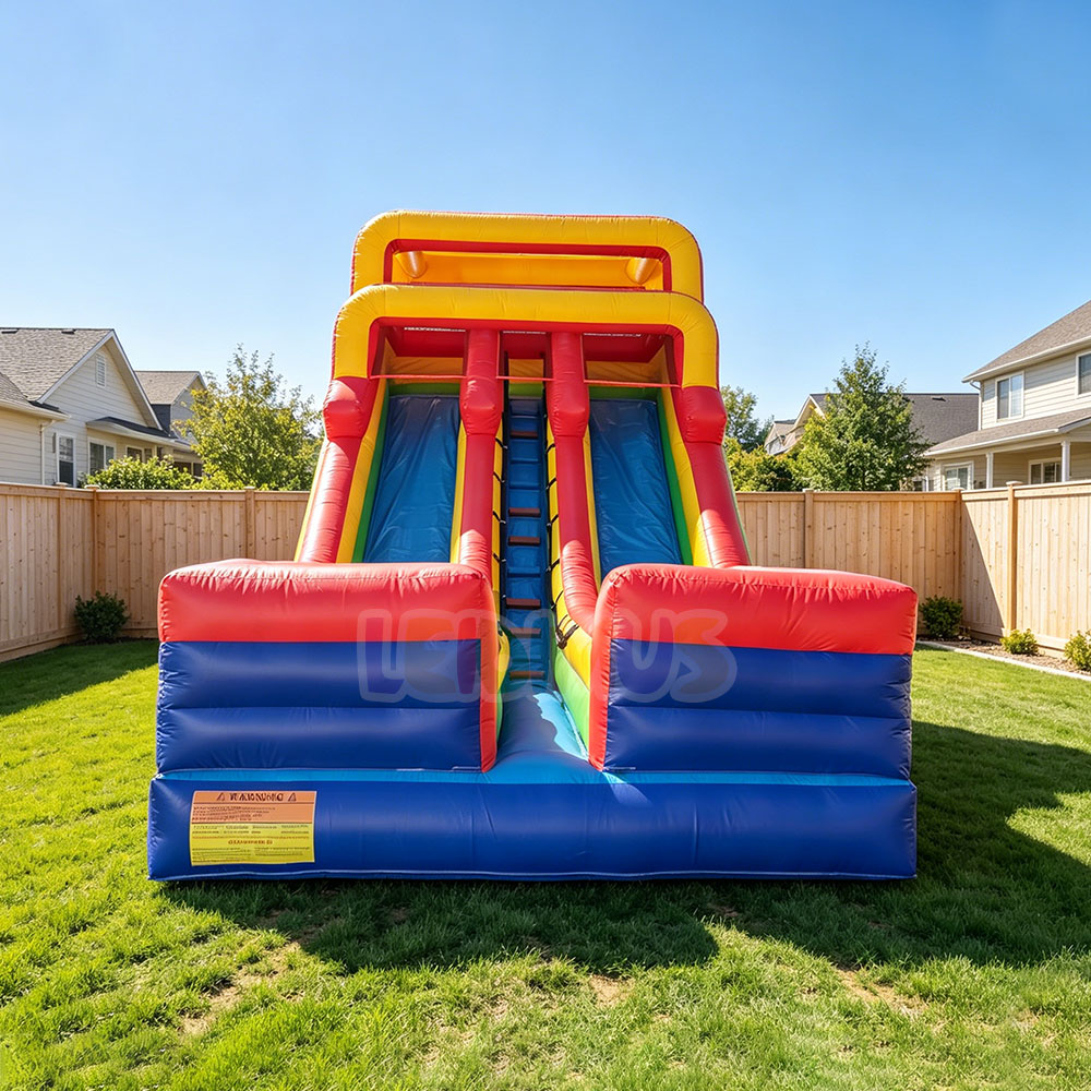 Water Slide Inflatable - Czerwono-niebieski, dmuchany zamek wodny dla dzieci,