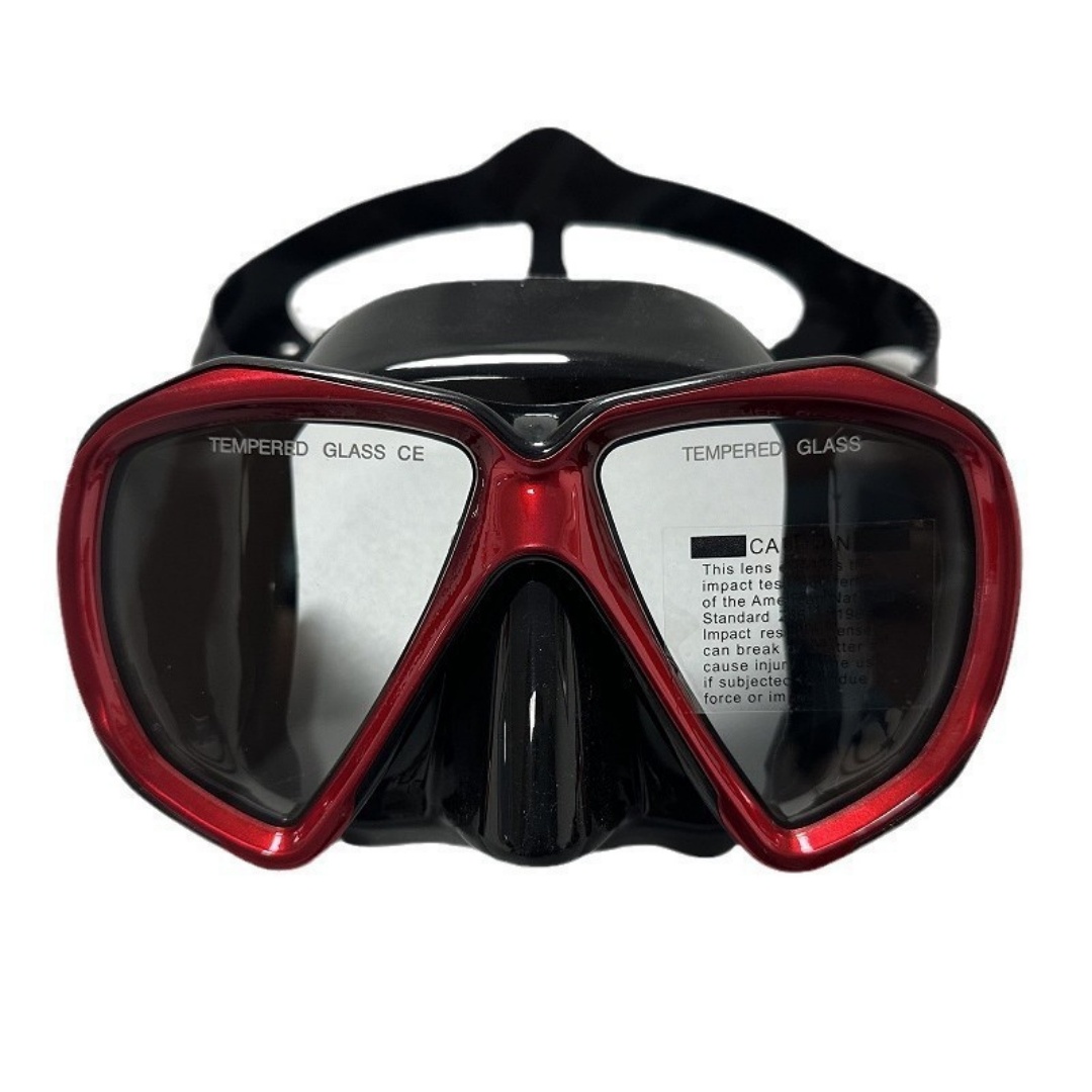 Snorkel Mask Full Face - Duże silikonowe gogle do nurkowania: maska