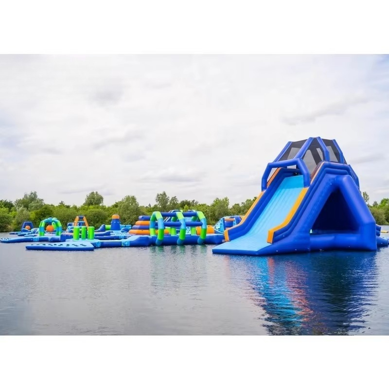 Water Slide Inflatable - Nadmuchiwany park wodny, komercyjny nadmuchiwany park