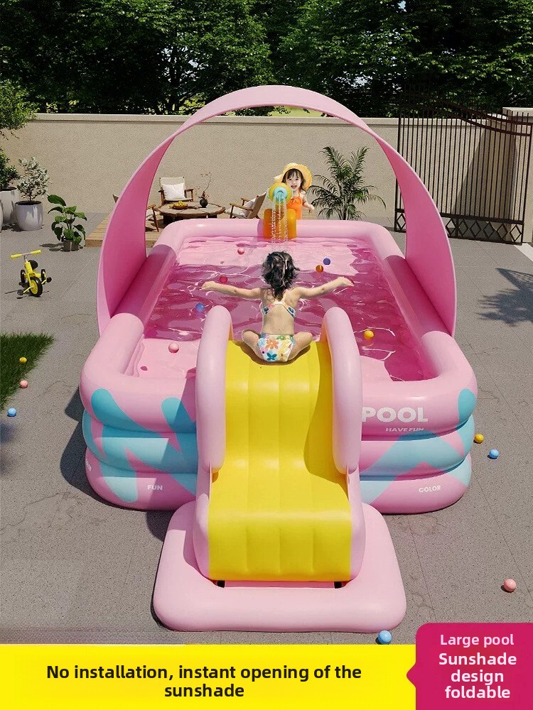 Nadmuchiwany basen z zadaszeni – Water Slide Inflatable recenzja i cena