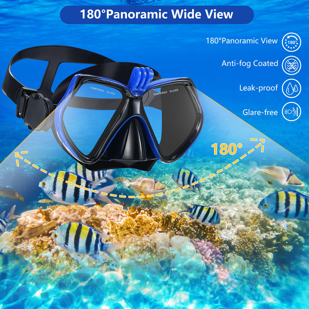 JoyMaySun profesjonalna maska  – Snorkel Mask Full Face recenzja i cena