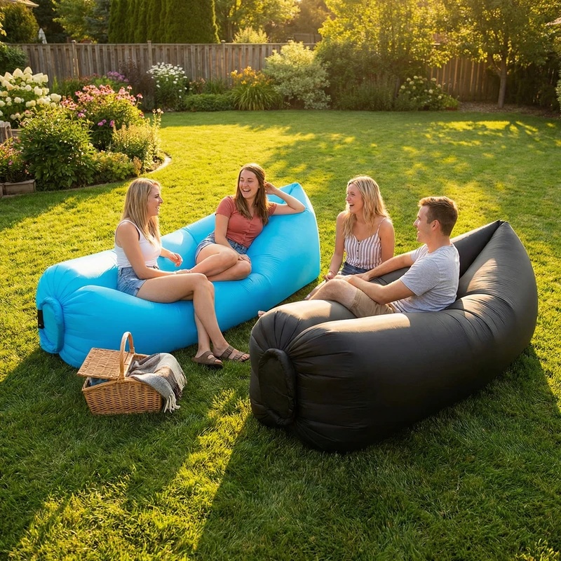 Przenośny dmuchany leżak-sofa, – Pool Lounger Inflatable recenzja i cena