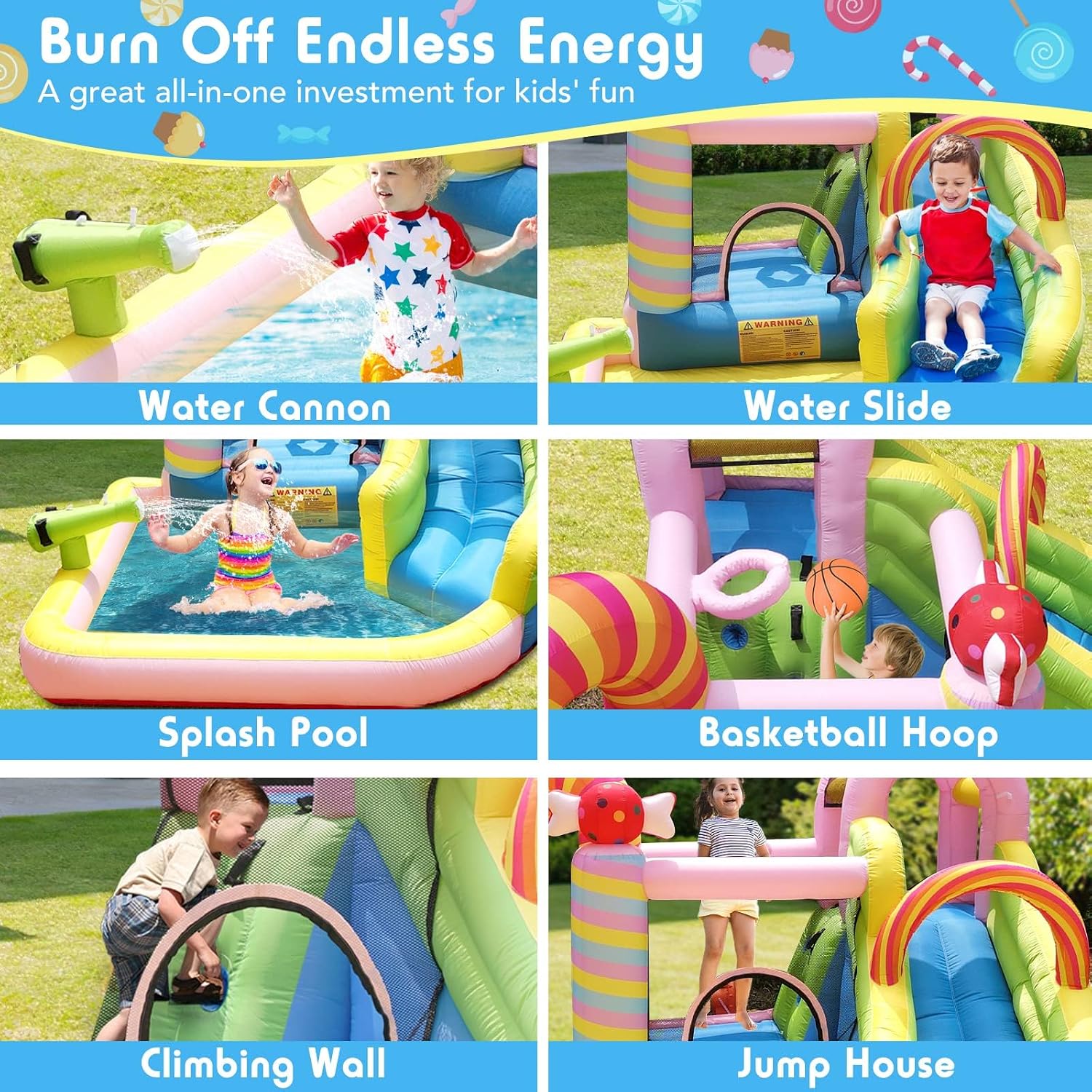 Duży, dmuchany dom do zabawy z – Water Slide Inflatable recenzja i cena