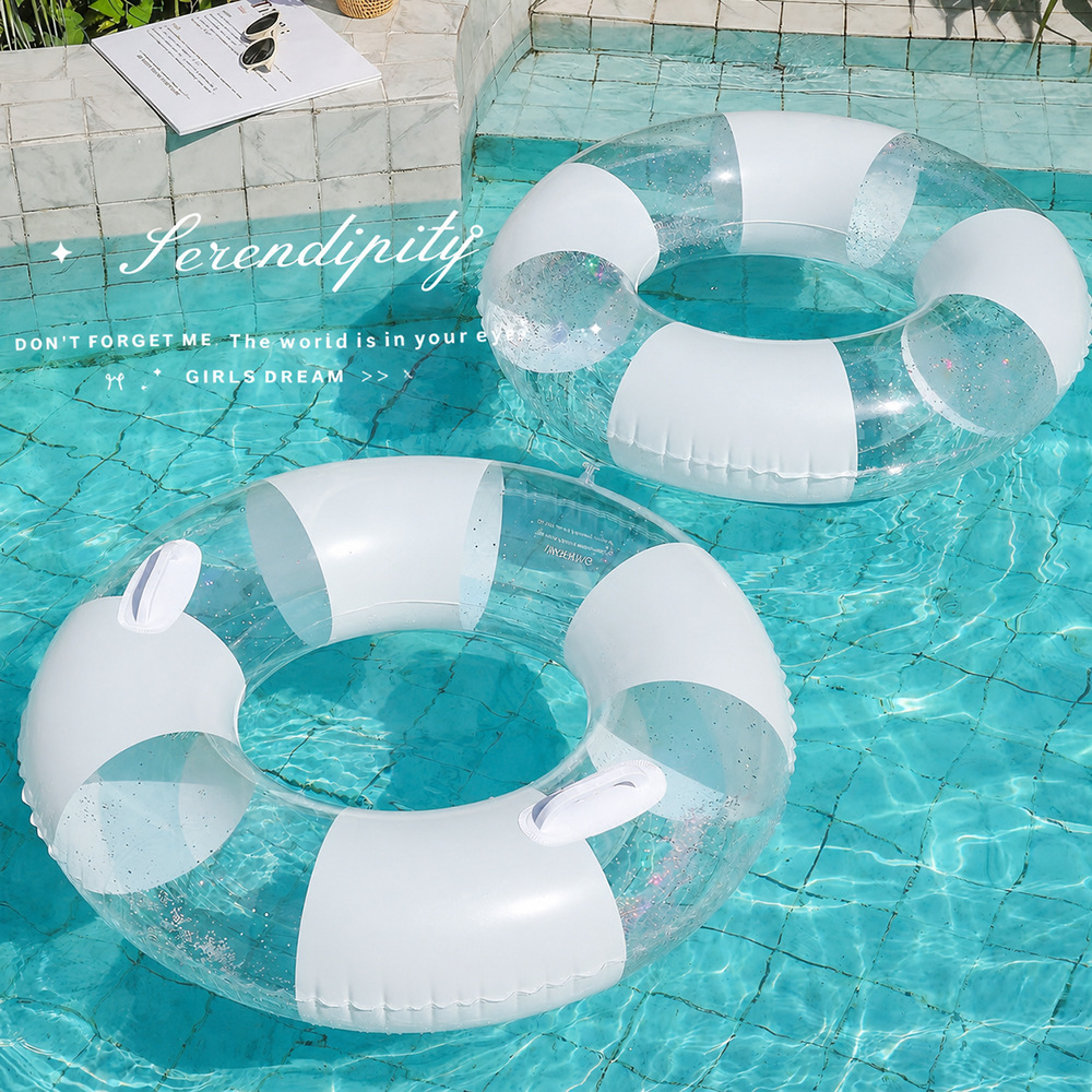 Przezroczyste kółko do pływani – Pool Lounger Inflatable recenzja i cena